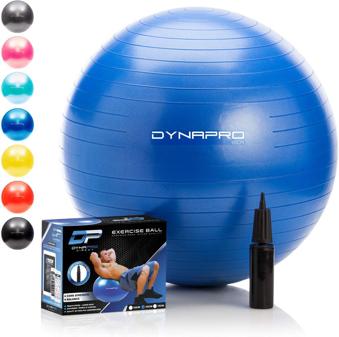 DumanAsen Exercise Ball, Multiple Sizes Yoga Ball, Stability Ball